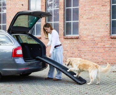 Рампа для собак Knuffelwuff – складана, стійка, протиковзна | для авто, SUV, подорожей | до 40 кг
