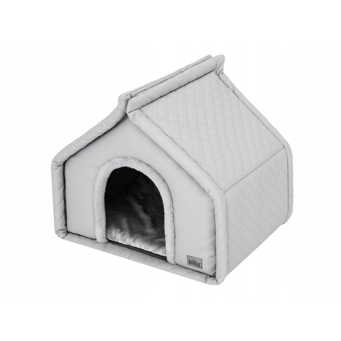 Будиночок для собак Doggy з екошкіри - R1 42x32x43