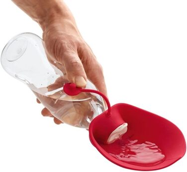 Фляга для води Hunter Outdoor з силікону, червона