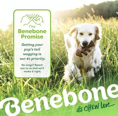 Іграшки-гризуни для собак Benebone, 2 шт, незламні, смак лосося та бекону, для великих порід, виготовлені у США