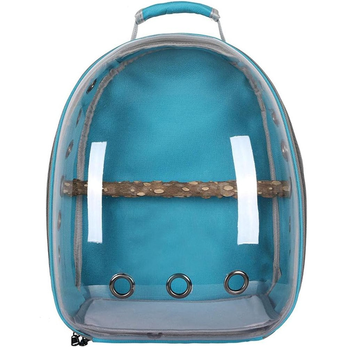 Клітка-переноска для птахів Vogel Reisekäfig: прозора, дихаюча, 360° огляд, рюкзак для подорожей