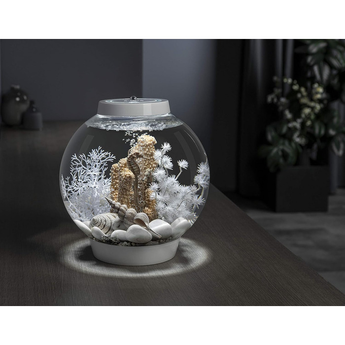 Акваріум біOrb CLASSIC 15 LED, 15 л, білий, комплект із LED підсвіткою та фільтром, акриловий