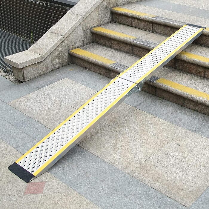 Рампа для підйому LIEKUMM, 180 см, 300 кг, алюміній, складна, протиковзка. Підходить для мотоцикла, ATV, велосипеда, авто.