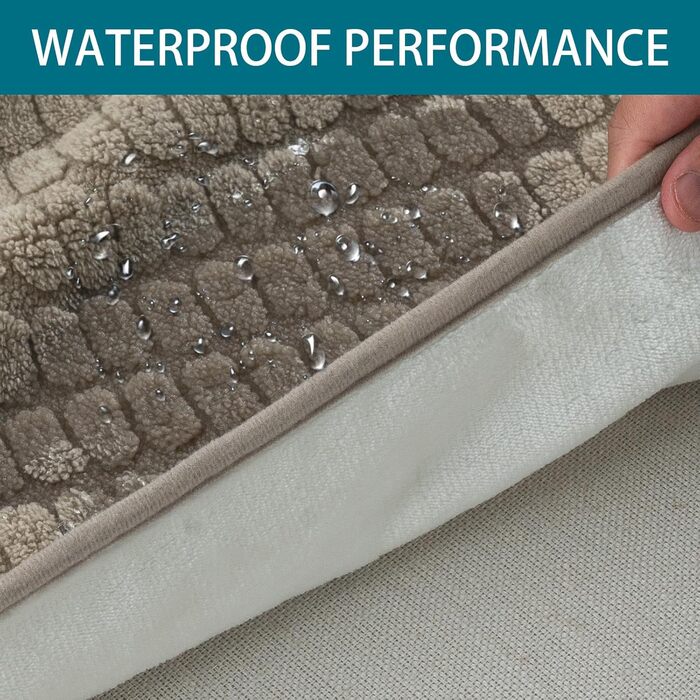 Водонепроникний плед для собак та котів H.Versailtex, 80 x 100 см, пісочний колір