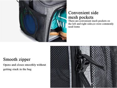 Фahrradsitz für Hunde – Дитяче сидіння для собак, дихаючий велосипедний кошик для собак, легка знімна сумка для транспортування під час походів та на відкритому повітрі