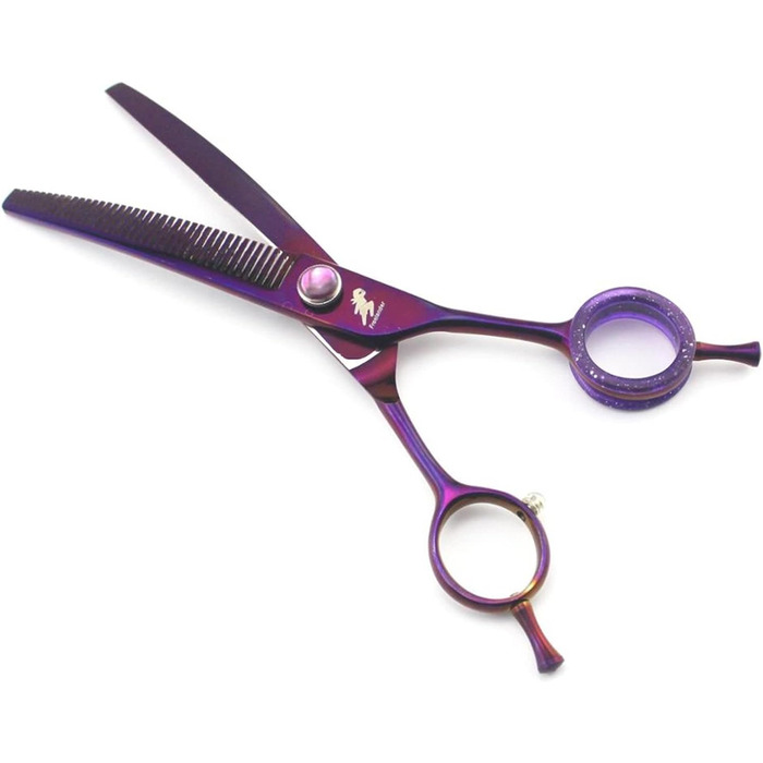 Ножиці для стрижки шерсті домашніх тварин: ножиці для собак та котів, професійні ножиці для грумінгу, нержавіюча сталь, 7 дюймів