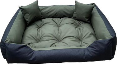 Лежанка для собак Dogs4Life XXL: водовідштовхувальна, для вулиці, 75x65 см, зелена