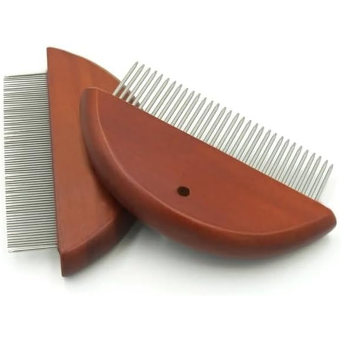 Щітка для собак від випадання шерсті, інструмент для догляду за шерстю, професійна щітка для собак (дрібний гребінь)