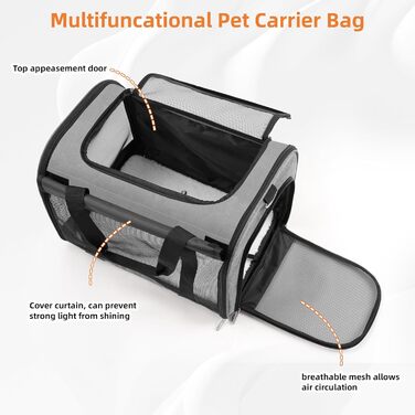 Рюкзак-переноска для кота TWDEPART (Сірий)