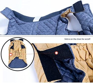 Зимовий теплий одяг для собак - куртка, жилетка, 7 розмірів для маленьких, середніх, великих та гігантських собак, вітронепроникний костюм, одяг для домашніх тварин (M, ЗЕЛЕНИЙ)