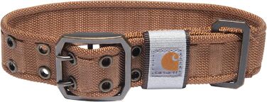 Carhartt нашийник для собак, регульований, широкий, коричневий, розмір M