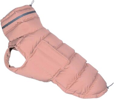 Зимові куртки для собак, тепла зимова куртка для великих собак, рожевий колір