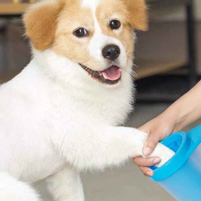 Очисник для лап собак з силікону, портативний, знімний, для пральної машини, з щіткою, Dome B.As Picture