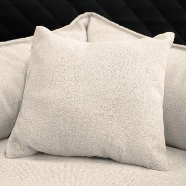 Ортопедичне собаче ліжко Tierlando® Goofy Couture з захистом для матраца, знімний чохол з меблевої тканини, для собак середніх та великих порід, розмір: 90x75 см, колір: бежевий