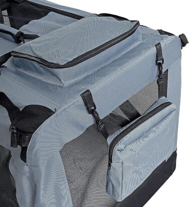 ESTEXO Клітка для собак, переноска для котів, дорожня переноска XXL сірого кольору