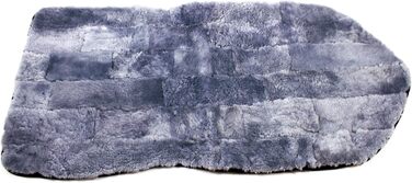 Лежанка з натуральної овечої вовни Reissner Lammfelle Engel для кота та собаки (Patch, Mushroom, сірий)