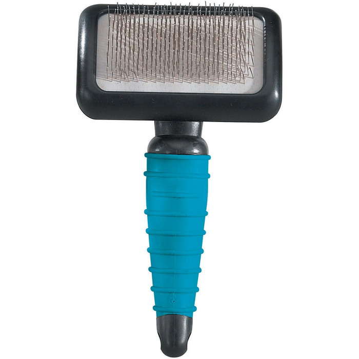 Інструменти для грумінгу Master Grooming Tools: ергономічна вичісувальна щітка для собак, середнього розміру, чорного кольору