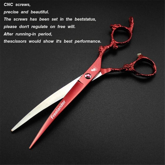 Набір професійних ножиць для грумінгу тварин, нержавіюча сталь, набір ножиць для грумінгу, 6.0 та 7.0 дюймів