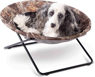 К&H Pet Products Підвищене затишне ліжко для тварин, Realtree Edge, велике, 76 см, 76 x 76 x 43 см