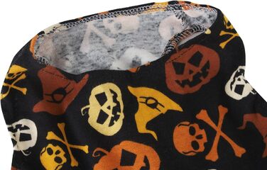 Костюм для собак на Хелловін: чорний череп з тюлевою спідницею, розмір L