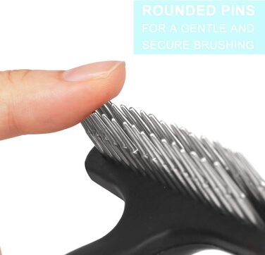 Гребінець для видалення підшерстка у собак, щітка для собак, гребінець для видалення ковтунів, для собак, котів, догляд за тваринами, синій