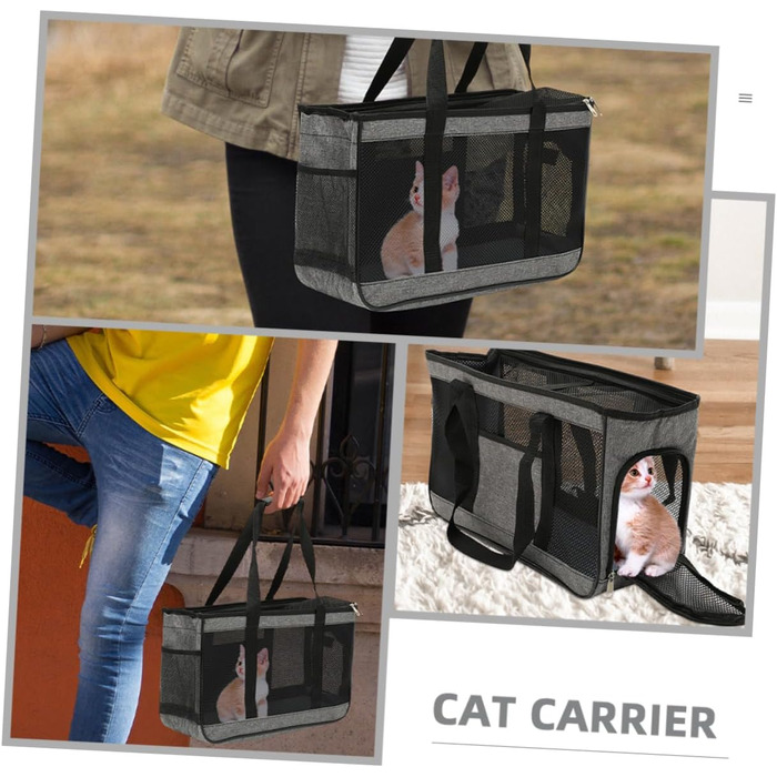 Транспортна сумка для котів Toddmomy - дихаюча, складана, для подорожей, легка та компактна