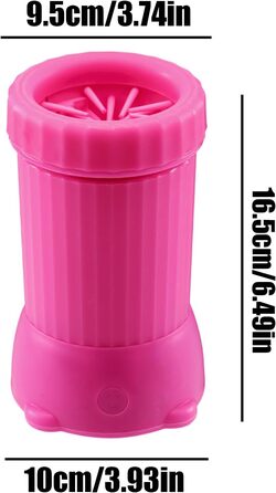 Автоматичний очисник лап для собак Vhjlfig, USB, для середніх собак, для прогулянок, подорожей, цуценят, зелений/рожевий