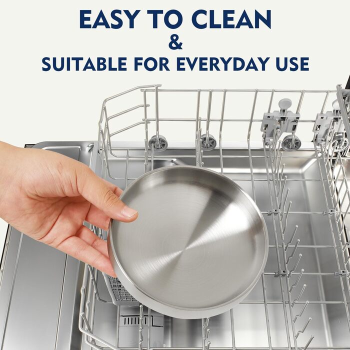 Підвищені миски для котів для дому – Підвищений підставник для мисок з бамбука з нержавіючою мискою 14 см, стільниця для зручного годування, зручні для вусів (сріблясті, 2 шт.)