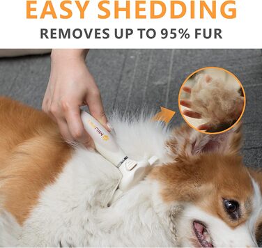Щітка для вичісування собак та котів з вигнутим краєм, самоочисна, зменшує випадіння шерсті на 95%, професійний інструмент для грумінгу