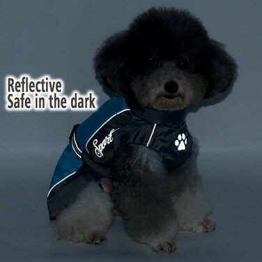 Водонепроникний дощовик для собак середніх та великих порід Zunea, з відбиваючими елементами, легкий, вітронепроникний, з сітчастою підкладкою, захист від дощу, для прогулянок на природі, зелений, 3XL, 7XL (1 шт.)