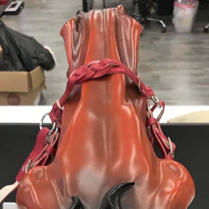 Зауваження для коня регульоване, спорядження для коня, вуздечка, аксесуари для їзди верхи, вуздечка для коня, аксесуари для сідла (Червоний, 10 см)