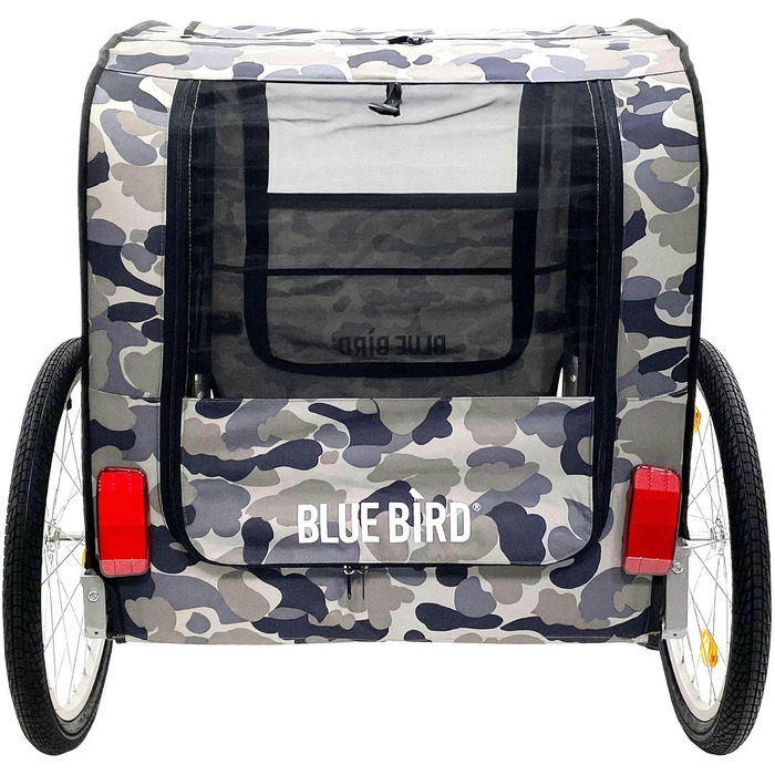 Причіп для собак Blue Bird Camo - велосипедний причіп для тварин