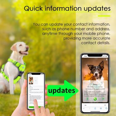 Шлея для собак ThinkPet, проти ривків, дихаюча, з QR-кодом, адресником, відбивна, Smart-ID, з ручкою, регульована, для середніх і великих порід, з кріпленням на спині та грудях