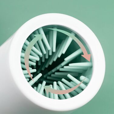 Машина для миття лап собак | Пристрій для чищення лап | Щітка для собак | Зелений, великий