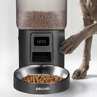 Автоматичний годувальник для сухого корму для собак Peluvio Crispy, 4.5 л