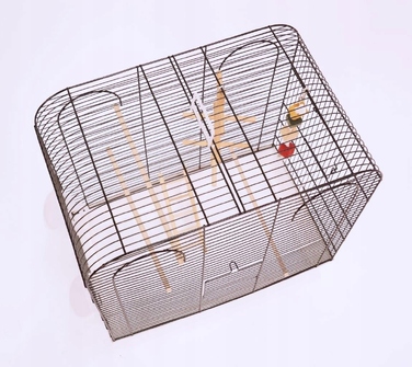 Клітка для тварин Pet Products Industries, 52 x 32 x 58 см, чорна