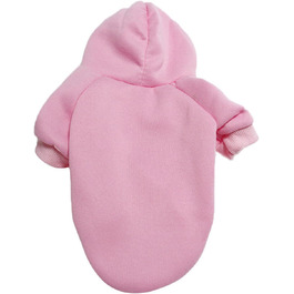 Теплий спортивний пуловер з капюшоном для собак: теплий зимовий костюм для маленьких, середніх та великих собак і котів, рожевий, 9XL