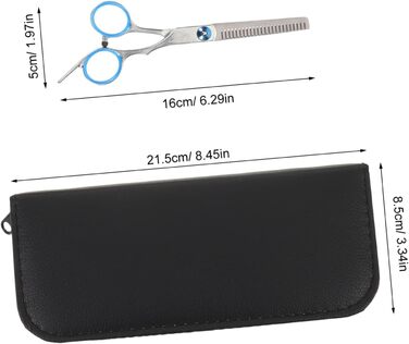 Професійні ножиці для грумінгу собак MILISTEN: набір з вигнутими та прямими ножицями з цинкової сплави, ергономічні