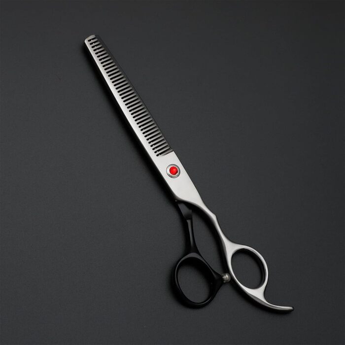 Набір професійних ножиць для собак та котів 4-в-1, з витончувальними ножицями, гребінцем, з нержавіючої сталі 440C
