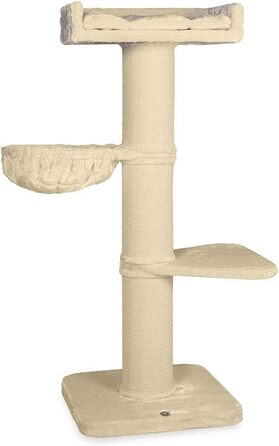 Котячий драпак CanadianCat Waterton XXL для великих котів, кремовий, 60x100x153 см