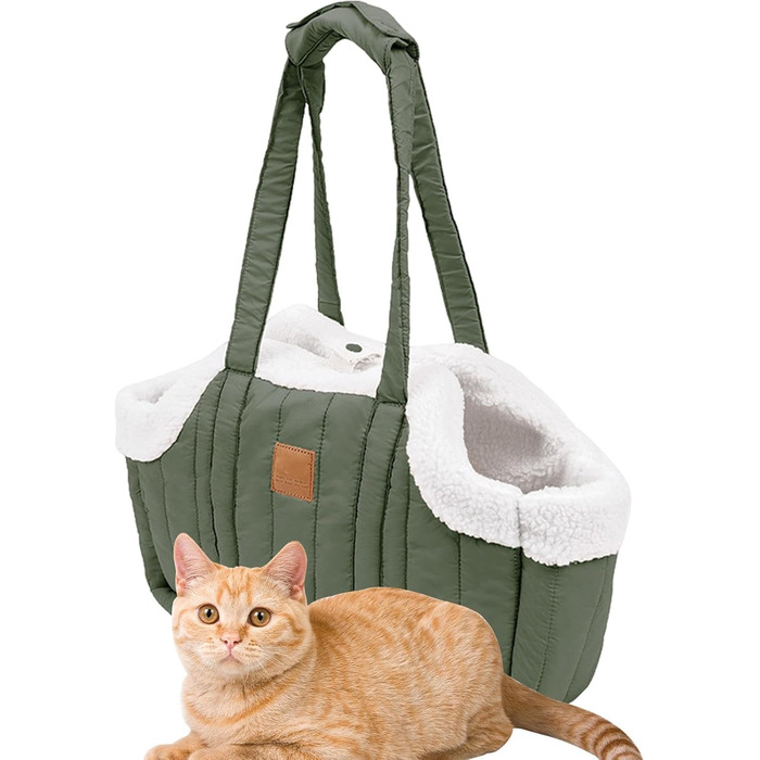 Трансформер для тварин: переноска для собак та котів, зелена, для прогулянок та подорожей