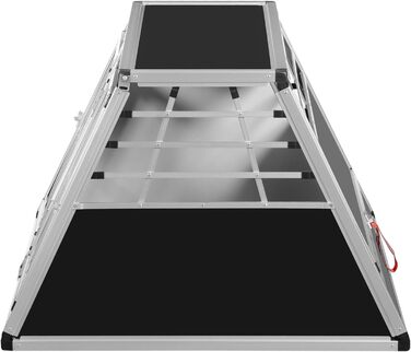 Транспортний бокс для собак Transportbox N73 з алюмінію, 92x93x63 см, з перегородкою та аварійним виходом