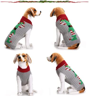 Пуловер для собак ABRRLO, карнавальний костюм клоуна, теплий зимовий халат, бавовна, XL