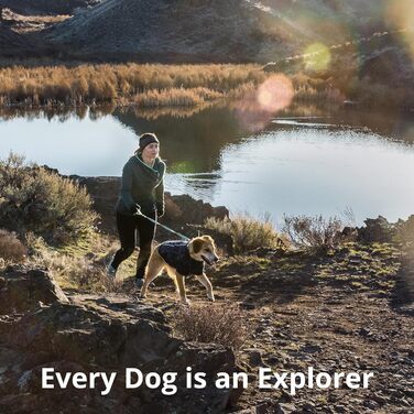 Тепла флісова куртка для собак RUFFWEAR Climate Changer Galaxy, розмір L – преміум жилет на блискавці для прогулянок і бігу, універсальна для всіх сезонів