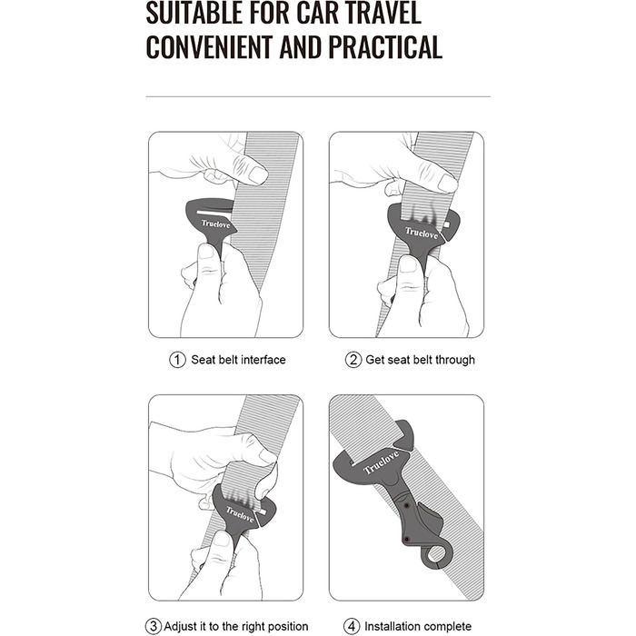 Замок для безпеки автомобіля TRUE LOVE: надійний кріплення для тварин під час подорожей