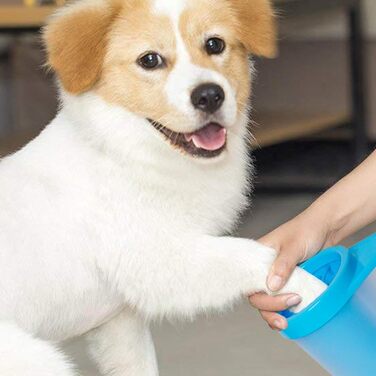 Очисник для лап собак з силікону, портативний, знімний, для пральної машини, з щіткою, Dome B.As Picture