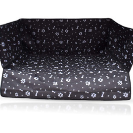 Захист для багажника автомобіля PETCUTE для собак з боковим захистом, універсальний килимок для багажника, водовідштовхуючий, стійкий до подряпин, для універсалів, мінівенів та SUV (Чорний 2)