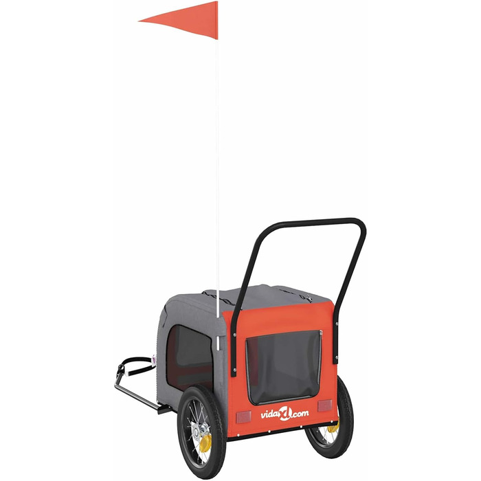 Фіксатор для велосипеда Oxford, оранжевий/сірий, для собак, модель 93844