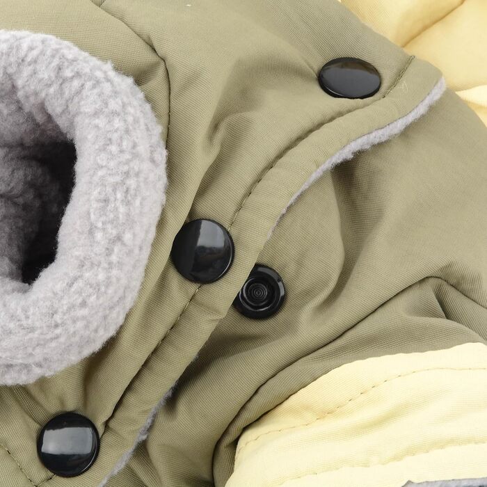 Флісова куртка для собак Ranphy з капюшоном, для маленьких собак, цуценят, з кільцем D, регульованим шнурком, утеплена, тепла, на осінь/зиму, для Чихуахуа, Йоркширського тер'єра, кота, сіра, L