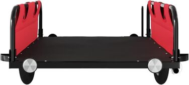 Причіп для велосипеда ARKEM, червоний, з тканини Oxford та сталевим з'єднувачем. Причіп для велосипеда, кошик для собак